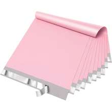 Fuxury Poly Mailers 12x15.5Inch 50 Pcs, Heavy Duty Shipping Bags For Clothing, Strong Adhesive Shipping Envelopes For Small Business, Self Seal Mailers Poly Bags Mailing Envelopes,Light Pink - 淺粉色 - 查看 1