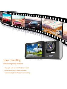 1 件，行车记录仪，前后双通道汽车行车记录仪，1080P FHD DVR 汽车仪表盘摄像头，带循环录像，2 英寸显示屏，不含 SD 卡 - 黑色 - 查看 6