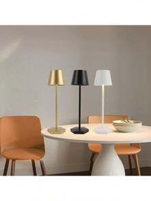 Modern Wireless Desk Lamp - USB Powered LED Table Lamp With Touch Dimming Switch, Portable Bedside Light, Black/White, Suitable For Bedroom, Living Room, Office, Patio - Includes USB Cable, Home Decor Lighting, Minimalist Style, High-Quality Material, Dimmable, Home & Office Use