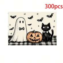 1/2/4/6 Piece Table Mat Set, Halloween Themed Style, Bat Pattern Print, Size 30x45 Cm. Polyester Halloween Placemats Are Suitable For Home Kitchens/Heat-Resistant Tablecloths, Easy To Clean, And Are Ideal Accessories For Home Kitchen Dining Tables. They Are Suitable For Family Gatherings And Indoor Occasions, And Are The Best Choice For Halloween Decoration.