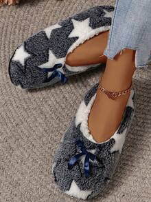 Women's Cute Indoor Slippers, Machine Washable Floor Slippers