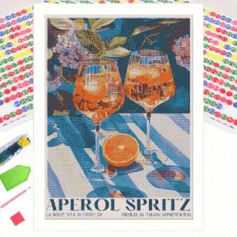 5D DIY Diamond Art Painting Orange Juice Kit, Full Diamond Painting With Diamond Art,And Unique Gift Idea For Friends And Family