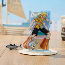 Miniso 海贼王动漫系列亚克力场景立牌盲盒，随机获得多样角色立牌，精湛工艺还原动漫经典，适合作为生日礼物或节日礼物（1个随机发货） - 彩色 - 查看 5