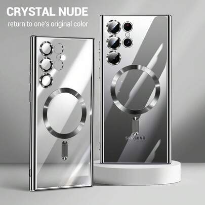 Compatible With Samsung S25, S25+, S25 Ultra, S25 Edge Phone Cases, Supports Wireless Charging, Electroplated Edge Shock-Resistant And Durable, Provides Full-Body Protection. Also Compatible With S24, S24+, S24 FE, S24 Ultra, S23, S23+, S23 FE, S23 Ultra, S22, S22+, S22 Ultra, A35, A55, A05, A15, A06, A16 As Well As 16, 15, 14, 13, 12, 11 Pro Max Plus, 7, 8, SE, 7P, 8P, X, 16e.