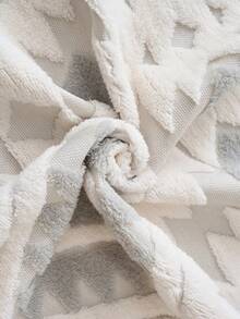 1pc Bohemian Quilted Plush Sofa Cushion Cover, Warm-Toned Country Style Sofa Slipcover, Anti-Slip & Anti-Scratch, Suitable For All Seasons, Fits 1/2/3/4 Seater Sofas And Sectionals, Ideal For Living Room/Dining Room/Bedroom/Study, Autumn Decor, Dorm Decor, Back To School - Light Grey - View 8