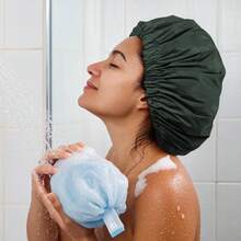 Shower Caps - Dark Green - View 5