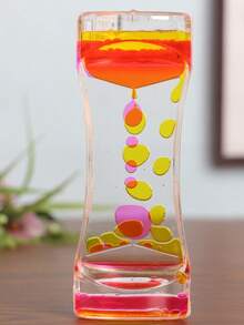 Two-Colour Liquid Timer Desktop Crafts, Creative Gifts, Timer Stress-Reducing Decorations, Liquid Sports, Teen Stress-Reducing Toys, Desktop Decorations, Stress-Reducing Acrylic Creative Gift Decorations