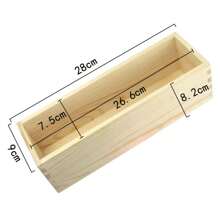 Soap Making Tools Wood Cutting Box 1200g Silicone Soap Mould Rectangular Toast Loaf Mold DIY Handmade Tool Wholesale