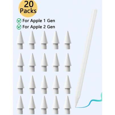 Ngòi bút thay thế được nâng cấp, tương thích với Apple Pencil, phụ kiện ngòi bút bền bỉ nhiều kiểu dáng, phù hợp với iPad Pro/Apple Pencil Pro/USB-C/Thế hệ 1/Thế hệ 2