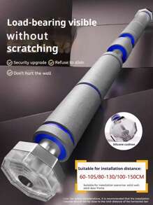 1 pièce Barre de traction d'intérieur pour le fitness à domicile, sans vis requises, montée sur porte, anneaux de gymnastique d'étirement, accessoires de gym, sport, exercice à domicile, accessoires de sport, accessoires de gym, accessoires de CrossFit