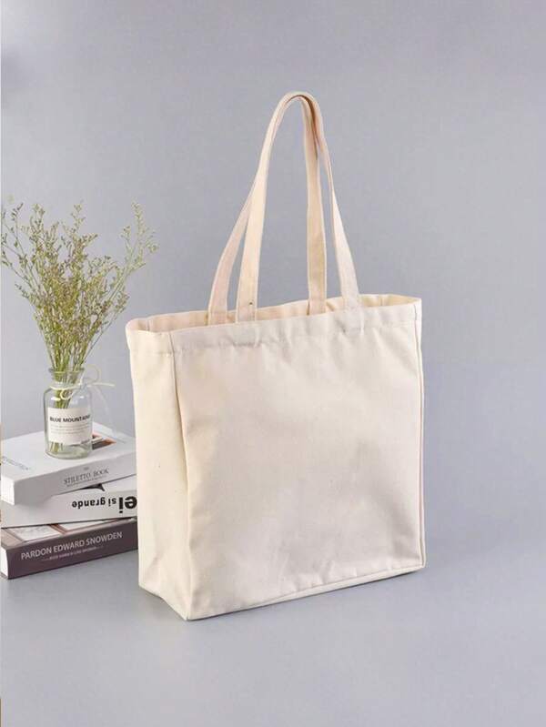 1 bolsa de lona multiuso, bolsa de viagem para compras de grande capacidade, bolsa de compras diária reutilizável, bolsa de lona portátil dobrável para pintura "faça você mesmo", bolsa de ombro de lona, bolsa reutilizável, bolsa de lona, adequada para uso diário e viagens, bolsa de estudante, vários compartimentos, ótima para praia, bolsa de lona para viagem