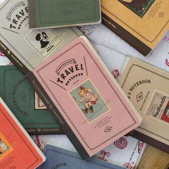 1份旅行TN手册插页，第3季度文学空白方形护照替换插页替换簿（适用于旅行记录场景）