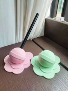 1pc Melting Lollipop Style Apple Pencil Holder, Tablet Stylus Stand, Apple Pencil Clip, Touch Pen Cup, Desktop Organizer, Creative Small Gift