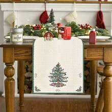 Farmhouse Christmas Plaid Dining Table And Kitchen Decor, Holiday Placemats Set - Red And Green, 2/4/6/8 Piece Set, Linen Placemats, Breakfast Placemats, Kitchen Accessories, Easy Clean Placemats, Suitable For Home, Dining Room, Restaurant Decor
