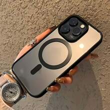 1 件全新纯色亚克力磁性黑色手机壳，兼容 16 Pro Max、11/12/13/14 Plus、XR/7/8 Plus、15 Pro Max、17/17 Ari/17 Pro Max，也兼容三星系列 - 黑色 - 查看 3