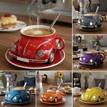 1 Pc Beetle Shaped Coffee Cup, Mug, Personalized Creative Unique Design Water Cup, Very Suitable For Office, Gift, Family, Christmas Perfect Gift - Multicolor - View 8