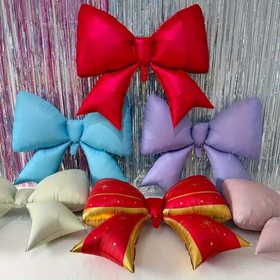 1 قطعة بالون فويل بشكل فراشة كبير الحجم 39 بوصة، مناسب لديكور الزفاف وحفلات عيد الميلاد وديكور الغرف والهالوين والكريسماس وعيد الشكر وديكورات الحفلات