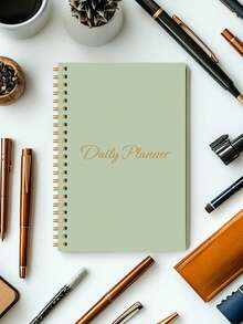 BUBU 每周计划表/每日计划表，包含待办事项清单、费用追踪和膳食安排，7 天无日期计划表，随时开始使用。返校用品、办公用品、教师节礼物、母亲节礼物。 - 綠色 - 查看 3