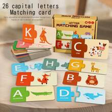 Montessori Early Education Digital Alphabet Enlightenment Matching Children's Puzzle Toy Male And Female Children's Cognitive Number Matching Puzzle Puzzle Puzzle Toy - Multicolor - View 2