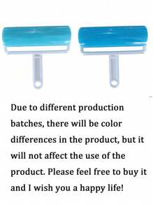 1 pezzo Rullo adesivo extra large riutilizzabile per rimuovere peli di animali domestici e polvere, rullo adesivo lavabile e riutilizzabile per rimuovere peli di animali domestici, include pulitore di grandi e piccole dimensioni per vestiti, senza batterie necessarie, ideale per la pulizia di camera da letto e abbigliamento