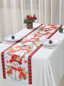 1 قطعة عداء طاولة مركزي لعيد الميلاد، تصميم زهرة وتمثال ثلجي لعيد الميلاد، مفرش طاولة عيد الميلاد، غطاء طاولة عيد الميلاد، ديكورات طاولة عيد الميلاد، ديكورات مطبخ عيد الميلاد، علم طاولة عيد الميلاد، ديكورات منزلية لعيد الميلاد، ديكور غرفة، ديكورات عيد الميلاد، زينة عيد الميلاد، عيد الميلاد، ليلة عيد الميلاد، هدايا عيد الميلاد، ديكور شتوي، ديكور رأس السنة الجديدة 2026