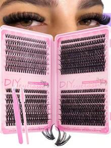 560 件睫毛簇 30D/40D/60D/80D DIY 睫毛延长仿貂睫毛 - 优质 D 卷曲自然卷曲单根睫毛簇，用于 DIY 睫毛延长 - 可重复使用、轻巧且易于粘贴睫毛簇、睫毛簇、单根睫毛、睫毛、假睫毛 - D - 查看 13