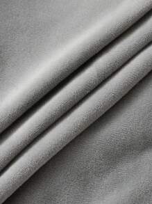 1 件/2 件银狐天鹅绒圆形凳套，经典简约设计，高弹性，防污防尘，适用于酒吧、餐厅、客厅装饰 - 彩色 - 查看 5