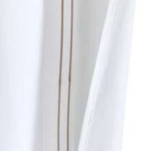 LUSH DECOR Hotel Collection Shower Curtain White/Wheat Single 72X72 Halloween-Fall Decor-Room Decor - White/Wheat - View 5
