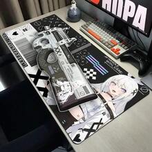 Anime Mouse Pads PrintStream Game Player Mousepads 400x900 Large Mousepad Gamer Anti-Slip Rubber  Company Desk Mat Design - ĐEN-4 - Xem 7