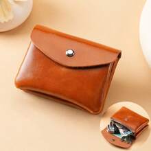 1 pièce Mini Porte-monnaie vintage végan zippé, porte-cartes de crédit authentique, en PU, portefeuille pour femmes, porte-cartes authentique portable et portefeuille pour femmes, cadeaux de demoiselle d'honneur, cadeau pour femmes, cadeau d'anniversaire, cadeau amusant, petits cadeaux, idées cadeaux