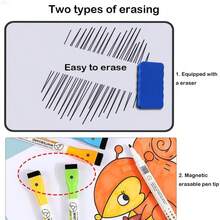 Dry Erase Mini Whiteboard, 4 Pcs A4 Small Whiteboard, Portable Double-Sided Dry Erase Board For Drawing In School &Amp; Home