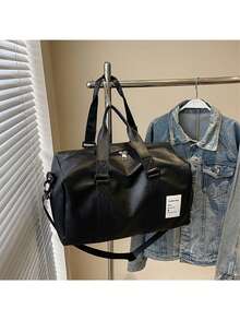 Large Capacity Casual Sports Gym Bag, Travel Tote Handbag, Foldable Luggage Bag, Unisex Short Trip Shoulder Bag, Waterproof Durable Carry-On Bag, Multi-Function Sports Backpack - Multicolor - View 4