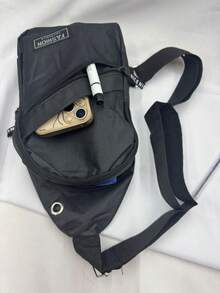 MEN'S CROSSBODY BAG - 黑色 - 查看 2