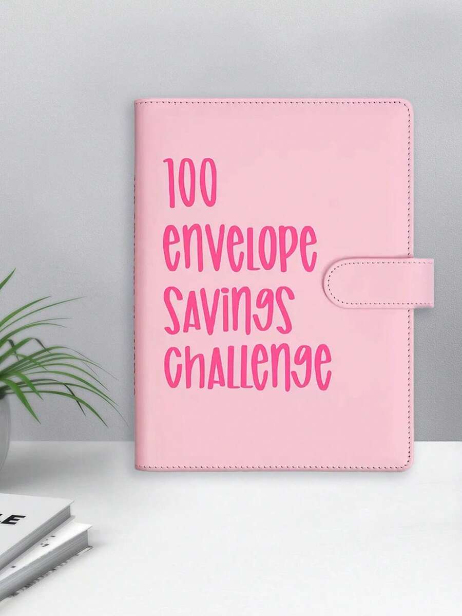 100pcs Challenge Card Envelopes, Money Saving Binder With Pre-Numbered Pockets, Suitable For Travel Organizer, Cosmetic Bags, Make-Up Pouch, Vacation Storage, Large Capacity Cosmetic Organizer, Makeup Box,Boho Vibes