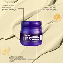 Hoegoa Protein & Coconut Oil Straightening Cream - Nourishes, Softens & Creates Silky Smooth Shiny Hair - Helps Improve Frizz & Curls Naturally Without Damage - Keeps Straight Hair Smooth, Healthy & Non-Frizzy - Suitable For Women With Long Hair & All Hair Types - Clean, Fragrant Formula - Helps Maintain Light Beige Tones - For Seasonal Hair Care & Day-Night Use - 紫色 - 查看 6