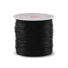 1pc Transparent Elastic Thread Beading Cord 0.4-1.0mm, 100m Long, For Diy Bracelet, Necklace And Jewelry Making
