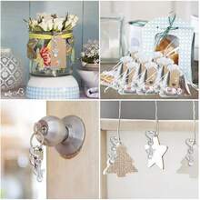 30pcs Angel Wing Pendant Keychains, Suitable For Baptism Gifts, Party Favors, Birthday Gifts, Souvenirs,Christening Favors,Baby Shower Guest Gifts - White - 30 Pieces - View 7