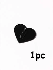 1/5/10pcs Heart-Shaped Metal Snap Buttons, Suitable For DIY Phone Case Lanyards, Phone Straps, In Gold, Silver, Black And Colorful, Phone Case Bag Hardware Accessories, Keychains, Keyring Clips, Smartphone Chains, Handmade Decorative Accessories, Smartphone Lanyards, Leaves No Trace, Compatible With All Android/Apple Series Smartphone Models Such As 17/16/15 Etc.