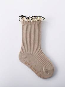 1双婴儿蕾丝边薄款船袜，春秋季 - 彩色 - 查看 26