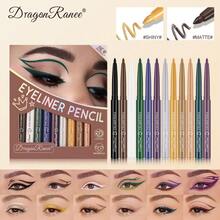 Dragon Ranee 12pcs Eyeliner Pencil Set, Quick Dry, Smooth, Waterproof, Beginner-Friendly Eyeliner Essentials - DR7002 - View 8