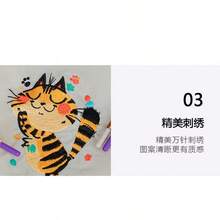 1 Stück neuer Pudel Design Nylon Lässig Umhängetasche, Grau, vielseitige kleine quadratische Umhängetasche für Frauen