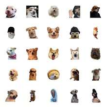 50pcs/Pack Pet Dog Cat Meme Doodle Stickers, Cute Cartoon Funny Aesthetic Label Stickers For Scrapbooking, Self-Adhesive Seal Stationery Cards Envelopes Guitar Instrument Decor, Halloween Christmas Gift, Teens Party Supplies, Reward Motivation-Halloween,,Christmas,Fall,Winter,, - màu đen - Xem 4