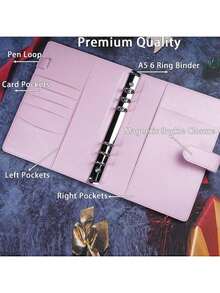 1 pieza Álbum de fotos A5 de KPOP con 25 páginas, 4 bolsillos por página y 200 espacios para tarjetas, con cubierta de piel sintética para organizar tarjetas