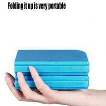 1 pezzo Cuscino antiumidità pieghevole per esterno, tappetino da campeggio e hiking in schiuma portatile, tappetino antiumidità, tappetino da terra pieghevole (colore casuale)