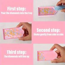 5pcs Multi-Color Plastic Diamond Painting Bead Sorting Tray, Crafts Jewelry Storage Box With Easy-Pour Design, DIY Diamond Art Supplies And Tools - Multicolor - View 6