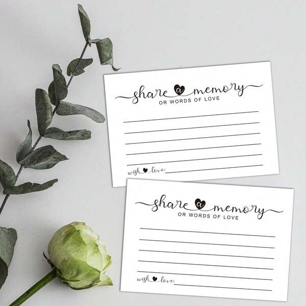 Comparte tarjetas de recuerdos para celebraciones de la vida, graduaciones, jubilaciones, cumpleaños y fiestas de despedida, ideas de libro de visitas, libro de registro de asistencia para servicios conmemorativos