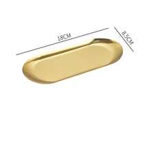 Storage Tray, Towel Tray, Home Decoration, Wedding Gift, Party Supplies, Perfect Choice For Daily Storage - Essential For Apartments, Customizable Jewelry And Decorative Tray Sets, Versatile Uses - Elegant Gold/Silver Color, Back To Campus Kitchen - Universal Housewarming, Christmas And Mother's Day Gifts | Fashionable Retro Style, Stainless Steel Material And Personalized Design