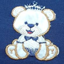 4 Piece Pagan Baby Clothing Kit For Boys Or Girls, Embroidered, Newborn And Premature Sizes - 藏蓝色 - 查看 7