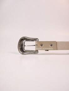 Women's Belt 2.5CM Metal Eyes Boho Gift For Summer - Beige - View 4