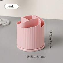 Organisateur de maquillage rotatif à 360° anti-poussière: Carrousel de rangement cosmétique multifonctionnel pour rouge à lèvres, pinceaux pour ombres à paupières et outils de maquillage | Support rotatif de table de toilette, boîte de rangement de beauté grande capacité avec conception anti-poussière, pour vacances à la plage, collection de salle de bain, collection de chambre, grande capacité
